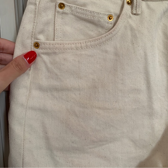 Sezane Niels Short in Ecru Denim - Picture 5 of 8